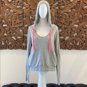 Victoria’s Secret Gray And Pink hoodie